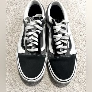 Vans Old Skool Mix & Match Black, White & Grey Skate Shoes Great Conditions